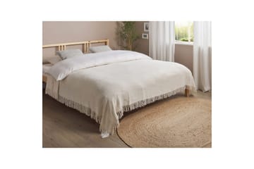 Sängöverkast Yerbent Vit, 200x220 cm - Vit, 200x220 cm - Textil & mattor - Sängkläder - Överkast - Överkast enkelsäng