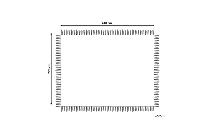Sängöverkast Yerbent Vit, 220x240 cm - Vit, 220x240 cm - Textil & mattor - Sängkläder - Överkast - Överkast enkelsäng