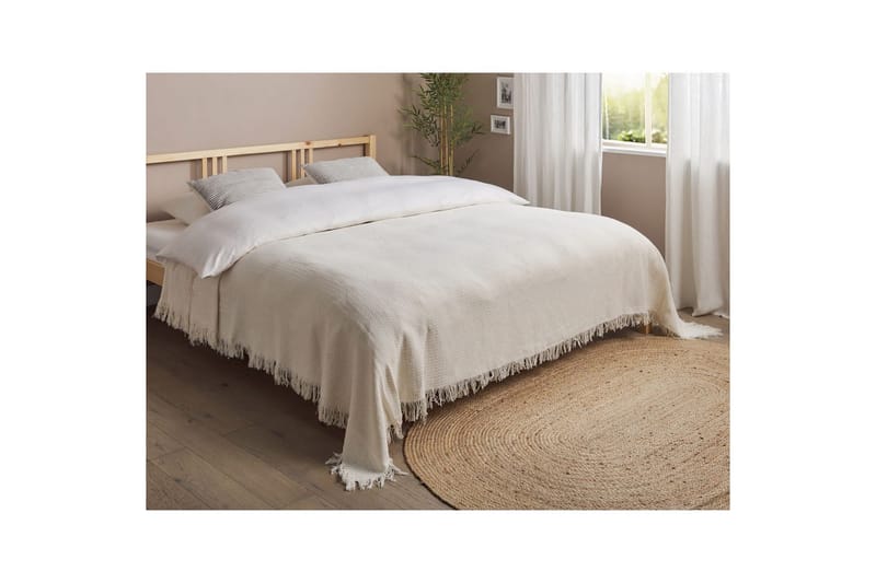 Sängöverkast Yerbent Vit, 220x240 cm - Vit, 220x240 cm - Textil & mattor - Sängkläder - Överkast - Överkast enkelsäng