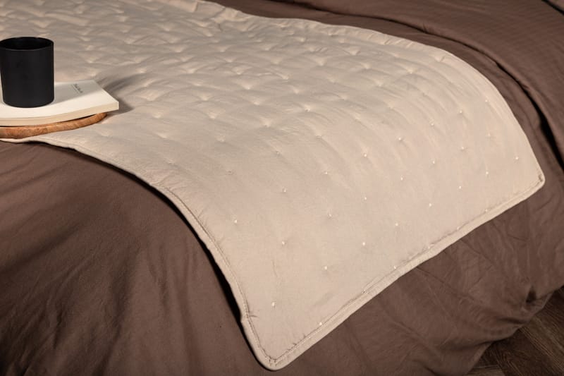 Sally Överkast 80x150 cm - Beige - Textil & mattor - Sängkläder - Överkast - Överkast dubbelsäng