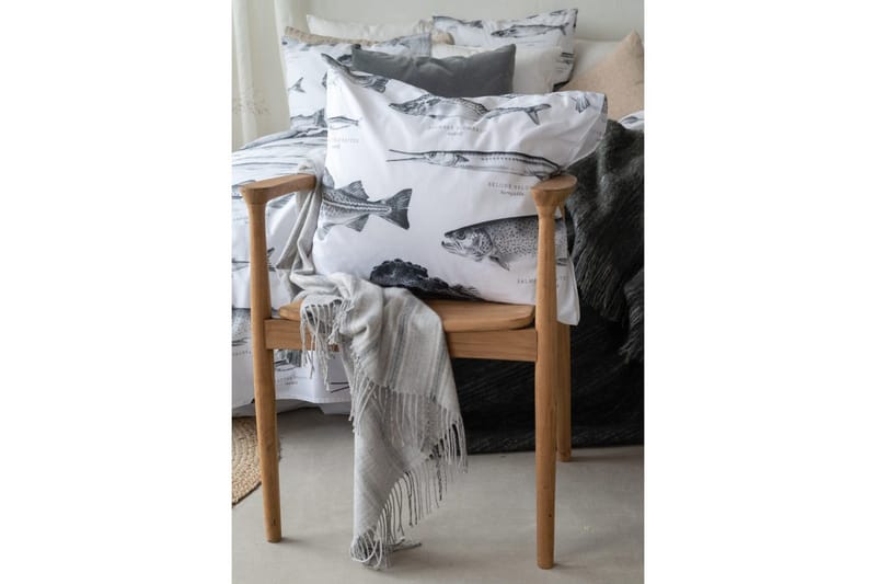Påslakanset Enkelsäng 2-Dels Havsfiskar Vit - Textil & mattor - Sängkläder - Bäddset & påslakanset - Påslakanset enkelsäng