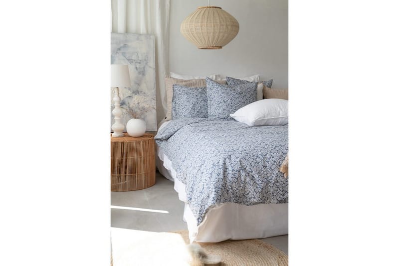 Påslakanset Enkelsäng 2-Dels Hulda Blå - Textil & mattor - Sängkläder - Bäddset & påslakanset - Påslakanset enkelsäng