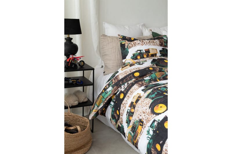 Påslakanset Enkelsäng 2-Dels Skördetröska Grön - Textil & mattor - Sängkläder - Bäddset & påslakanset - Påslakanset enkelsäng