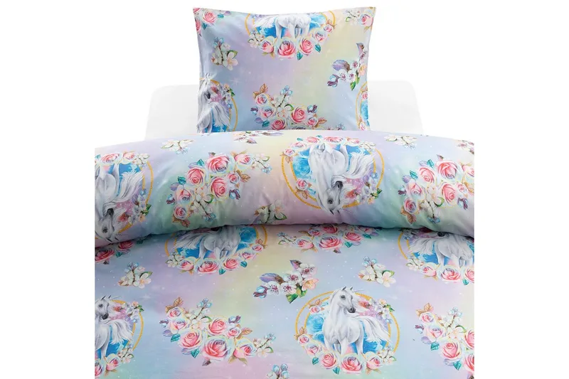 Påslakanset Enkelsäng 2-Dels Spirit Rosa, undefined