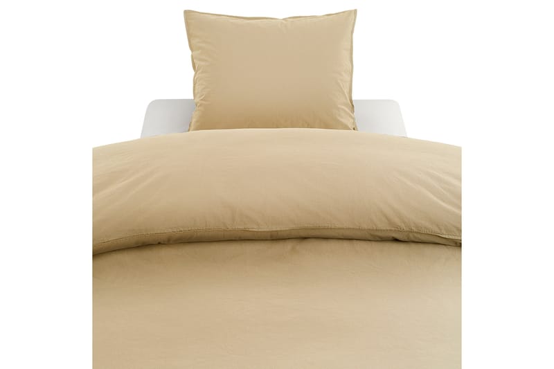 2-Dels Set Percale Gul - Textil & mattor - Sängkläder - Bäddset & påslakanset