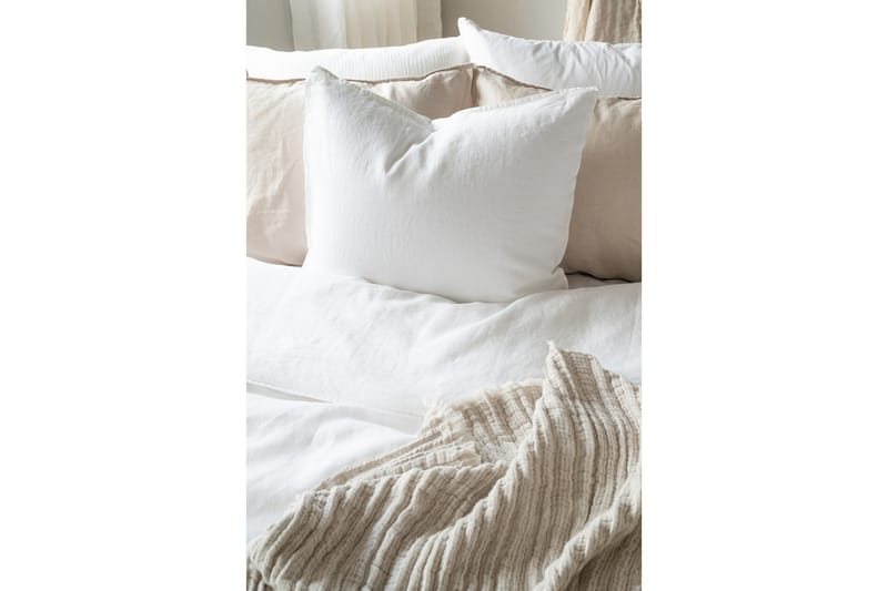 Bäddset 3-Dels 205x220/50x60 cm Vit - Borganäs - Textil & mattor - Sängkläder - Bäddset & påslakanset
