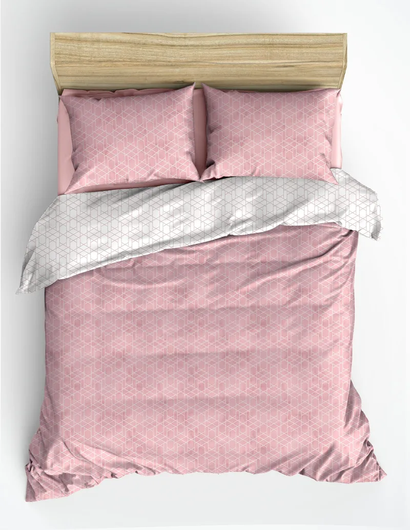 Bexheti Bäddset 240x220 cm - Rosa - Textil & mattor - Sängkläder - Bäddset & påslakanset