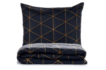 Branlor Bäddset 240x220 cm - Guld/Svart - Textil & mattor - Sängkläder - Bäddset & påslakanset