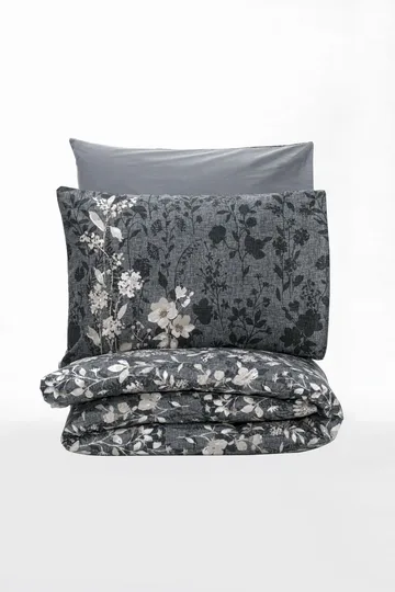 Bravenor Bäddset 140x200 cm - Antracit - Textil & mattor - Sängkläder - Bäddset & påslakanset