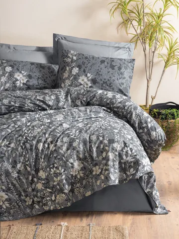 Bravenor Bäddset 240x220 cm - Antracit - Textil & mattor - Sängkläder - Bäddset & påslakanset