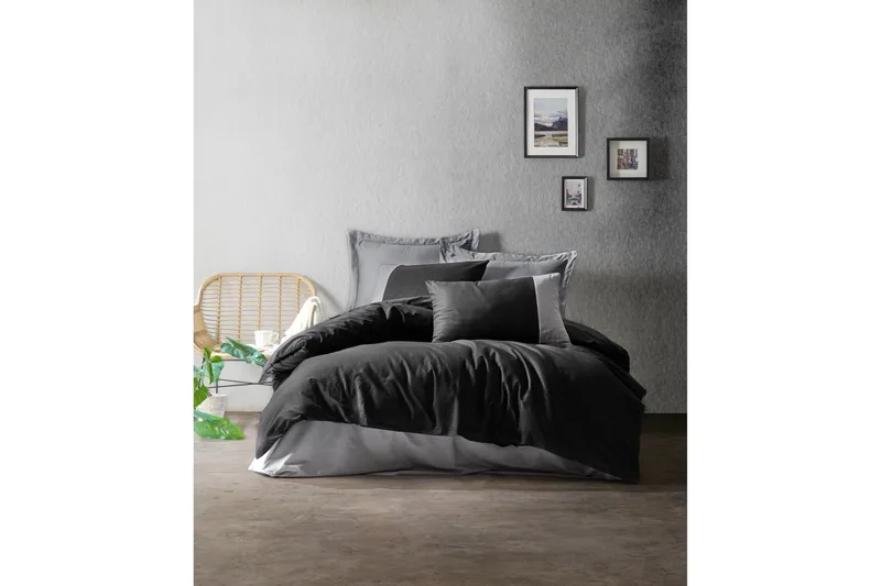 Cotton Box Ranforce Bäddset, Grå