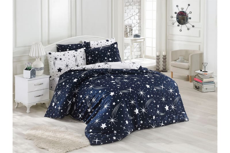Eponj Home Bäddset - Blå - Textil & mattor - Sängkläder - Bäddset & påslakanset