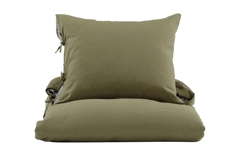 Jenna Bäddset 2-Dels 150x200/50x60 cm - Grön - Textil & mattor - Sängkläder - Bäddset & påslakanset - Påslakanset dubbelsäng