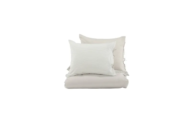 Jenna Bäddset 2-Dels 220x240/50x60 cm - Ljusgrå - Textil & mattor - Sängkläder - Bäddset & påslakanset - Påslakanset enkelsäng