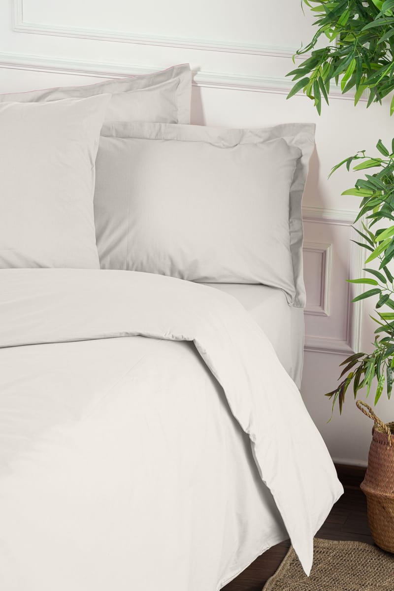 Kiyokazu Bäddset 200x200 cm - Vit - Textil & mattor - Sängkläder - Bäddset & påslakanset