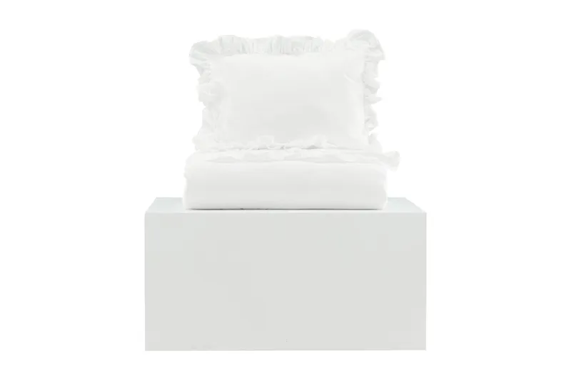 Levi Bäddset 2-Dels 150x200/50x60 cm - Vit - Textil & mattor - Sängkläder - Bäddset & påslakanset - Påslakanset enkelsäng