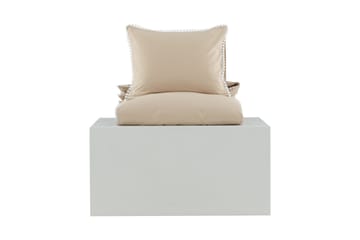 Livia Bäddset 2-Dels 150x200/50x60 cm - Beige/Vit - Textil & mattor - Sängkläder - Bäddset & påslakanset - Påslakanset enkelsäng