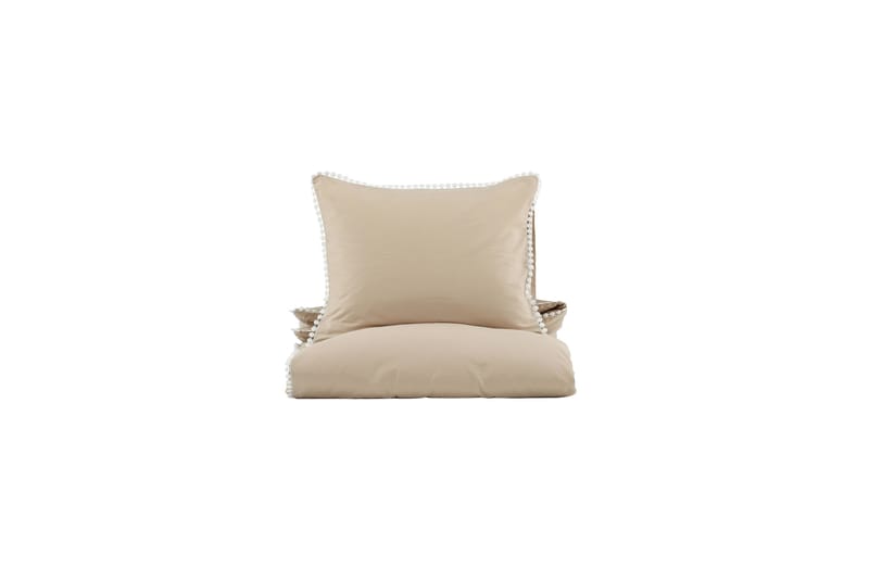 Livia Bäddset 2-Dels 150x200/50x60 cm - Beige/Vit - Textil & mattor - Sängkläder - Bäddset & påslakanset - Påslakanset enkelsäng