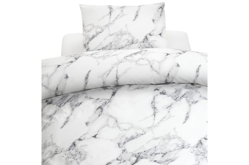 Marmor Bäddset 2 st 2-dels Vit Marmor, Borganäs