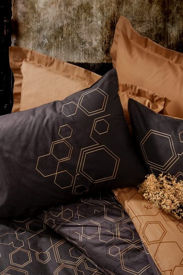 Marteby Bäddset 140x200 cm - Koppar Svart - Textil & mattor - Sängkläder - Bäddset & påslakanset