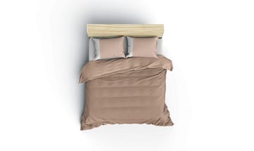 Nelam Bäddset 240x220 cm - Mink Kräm - Textil & mattor - Sängkläder - Bäddset & påslakanset