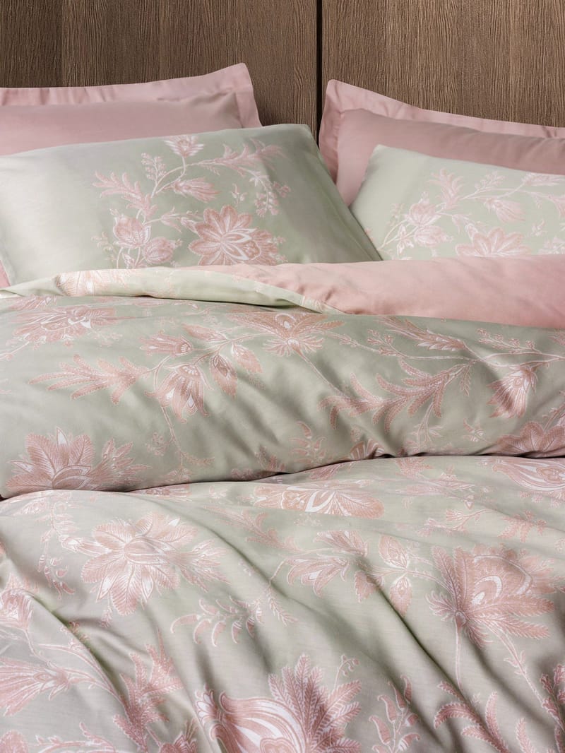 Osvian Bäddset 240x220 cm - Puder - Textil & mattor - Sängkläder - Bäddset & påslakanset