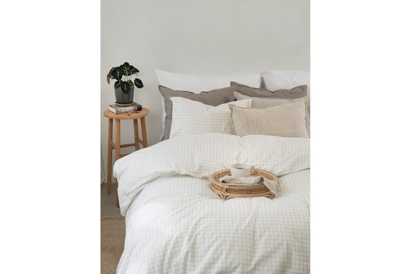 Påslakan 2-Dels Set Birger Flanell Offwhite - Offwhite - Textil & mattor - Sängkläder - Täcke
