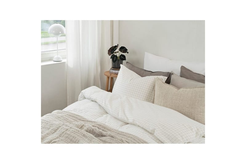 Påslakan 2-Dels Set Birger Flanell Offwhite - Offwhite - Textil & mattor - Sängkläder - Täcke