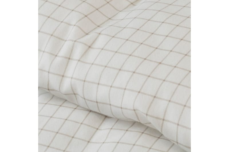 Påslakan 2-Dels Set Birger Flanell Offwhite - Offwhite - Textil & mattor - Sängkläder - Täcke