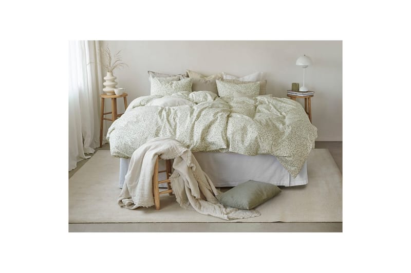 Påslakan 2-Dels Set Hedda Grön - Grön - Textil & mattor - Sängkläder - Bäddset & påslakanset