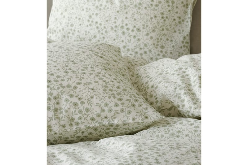 Påslakan 2-Dels Set Hedda Grön - Grön - Textil & mattor - Sängkläder - Bäddset & påslakanset