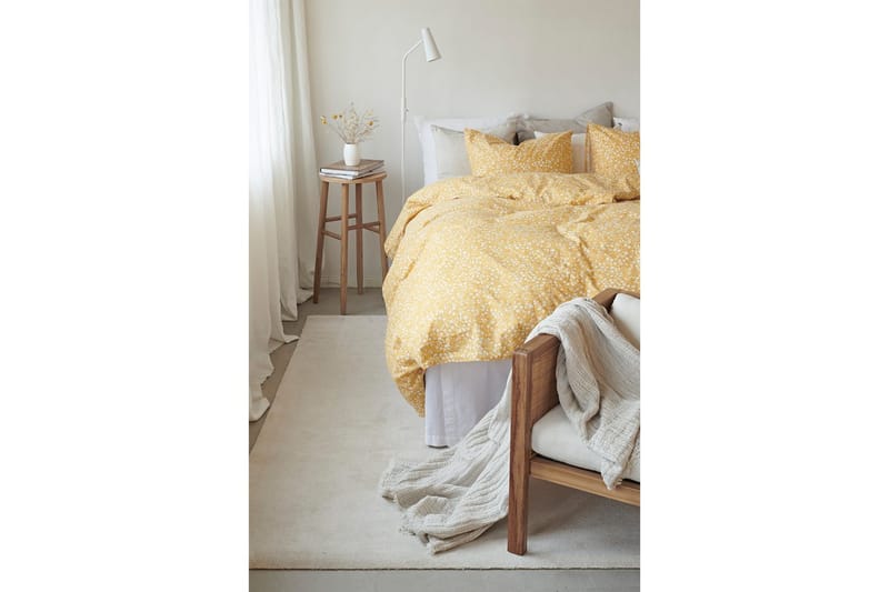 Påslakan 2-Dels Set Hedda Gul - Gul - Textil & mattor - Sängkläder - Bäddset & påslakanset
