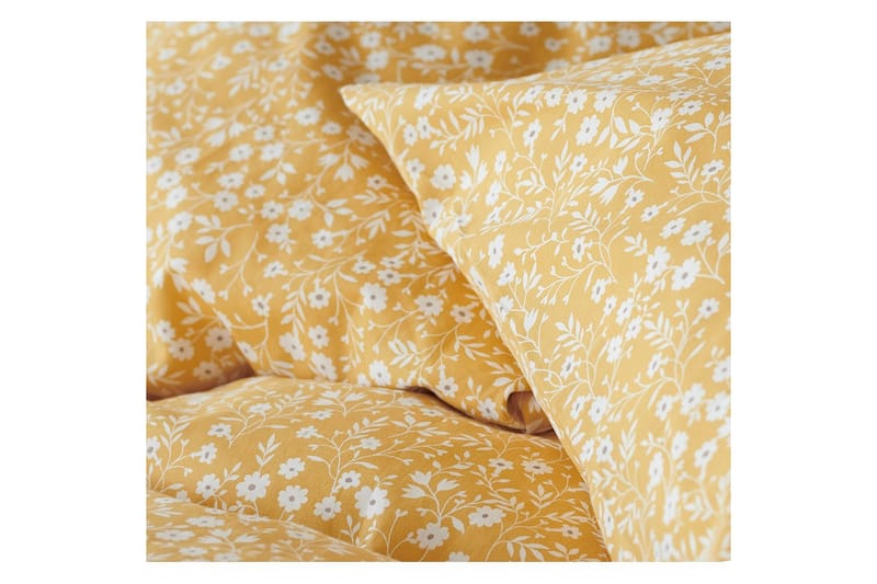 Påslakan 2-Dels Set Hedda Gul - Gul - Textil & mattor - Sängkläder - Bäddset & påslakanset