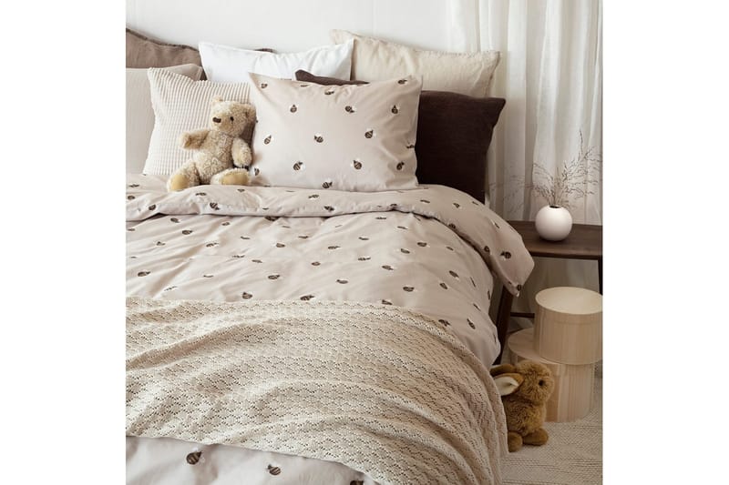 Påslakan 2-Dels Set Humla Sand - Textil & mattor - Sängkläder - Bäddset & påslakanset
