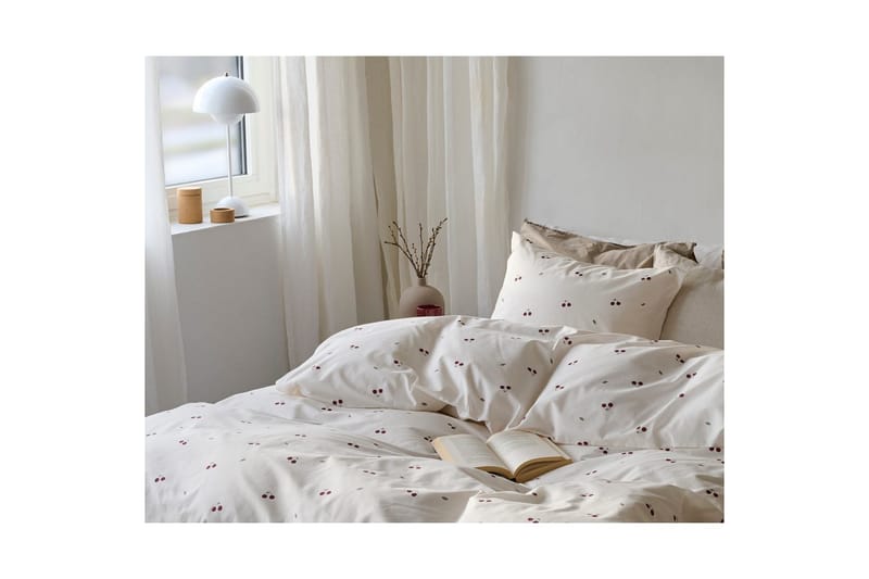 Påslakan 2-Dels Set Körsbär Sand - Textil & mattor - Sängkläder - Bäddset & påslakanset
