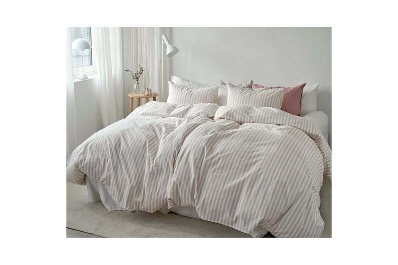 Påslakan 2-Dels Set Mirjam Rosa - Rosa - Textil & mattor - Sängkläder - Bäddset & påslakanset