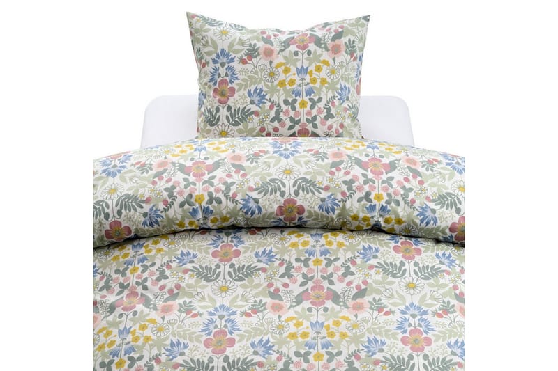 Påslakan 2-Dels Set Sommarblommor Multi - Textil & mattor - Sängkläder - Täcke