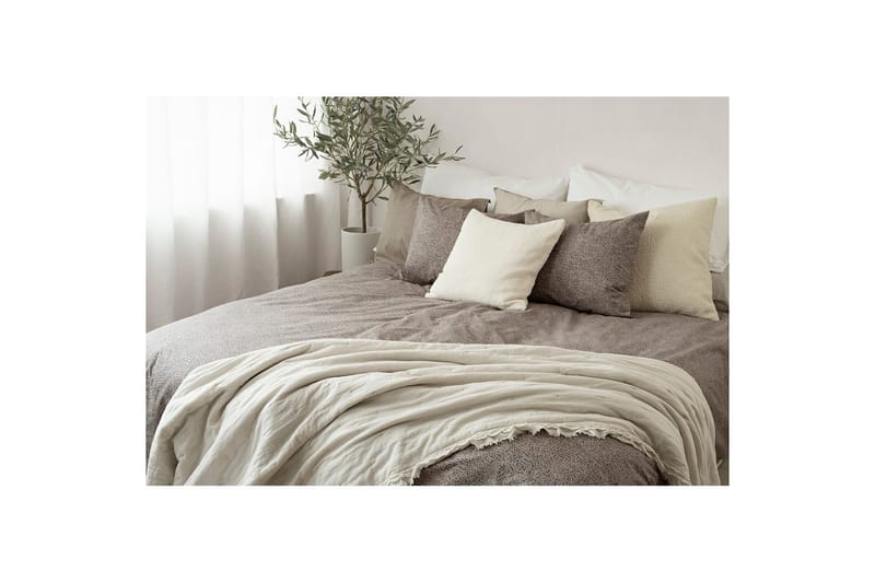 Påslakan 2-Dels Set Sylvi Brun - Brun - Textil & mattor - Sängkläder - Bäddset & påslakanset