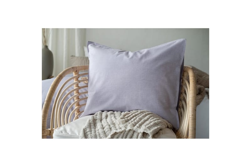 Påslakan 2-Dels Set Washed Lila - Lila - Textil & mattor - Sängkläder - Bäddset & påslakanset