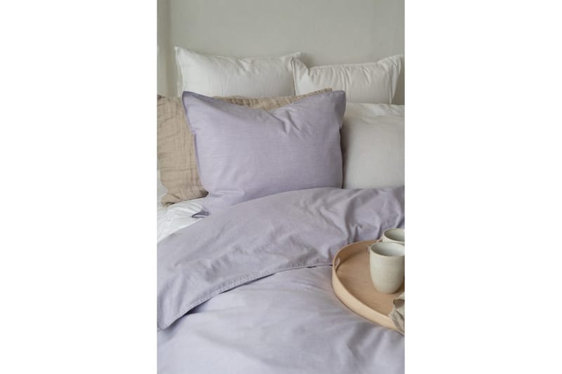 Påslakan 2-Dels Set Washed Lila - Lila - Textil & mattor - Sängkläder - Bäddset & påslakanset