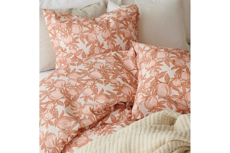 Påslakan 2-Dels Set Pomegranate Peach - Peach - Textil & mattor - Sängkläder - Täcke