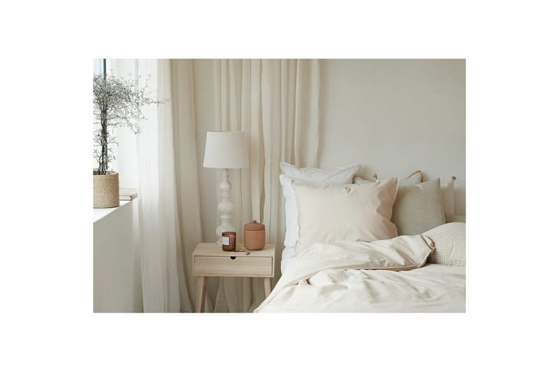Påslakan 3-Dels Set Humble Dubbel Beige - Beige - Textil & mattor - Sängkläder - Bäddset & påslakanset
