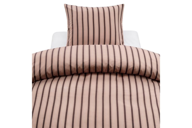 Påslakan Harmony 2-Dels Set Miranda Brun - Brun - Textil & mattor - Sängkläder - Bäddset & påslakanset