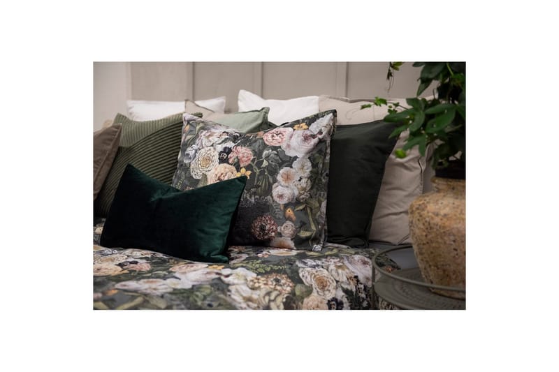 Påslakanset Dubbelsäng 3-Dels Abigail Grön - Borganäs of Sweden - Textil & mattor - Sängkläder - Bäddset & påslakanset