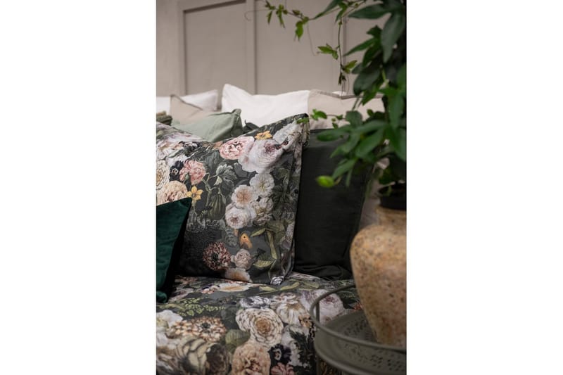 Påslakanset Dubbelsäng 3-Dels Abigail Grön - Borganäs of Sweden - Textil & mattor - Sängkläder - Bäddset & påslakanset