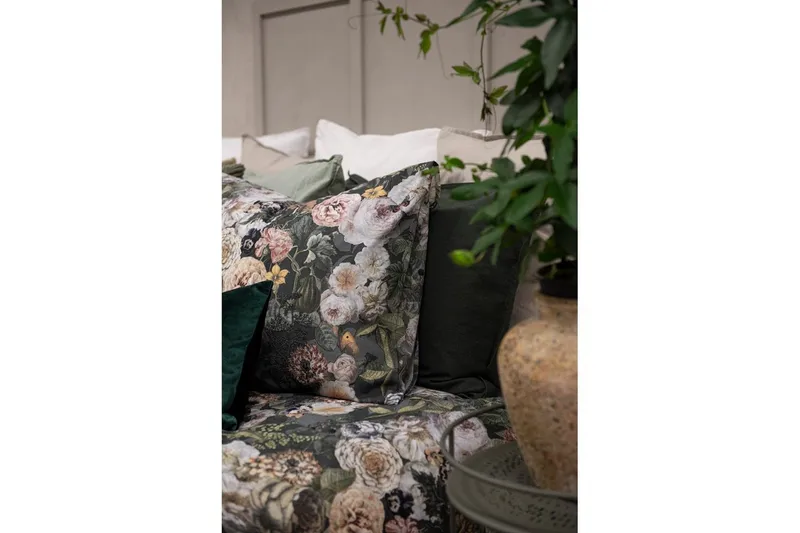 Påslakanset Dubbelsäng 3-Dels Abigail Grön - Borganäs of Sweden - Textil & mattor - Sängkläder - Bäddset & påslakanset