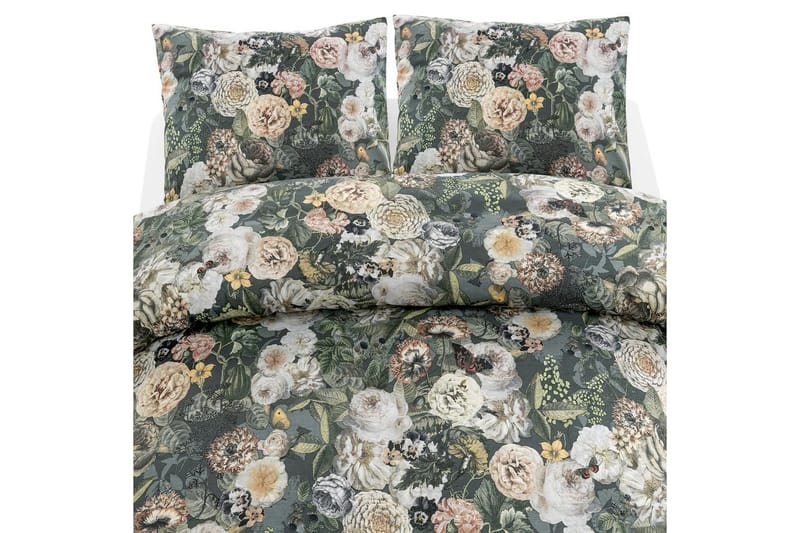 Påslakanset Dubbelsäng 3-Dels Abigail Grön, Borganäs