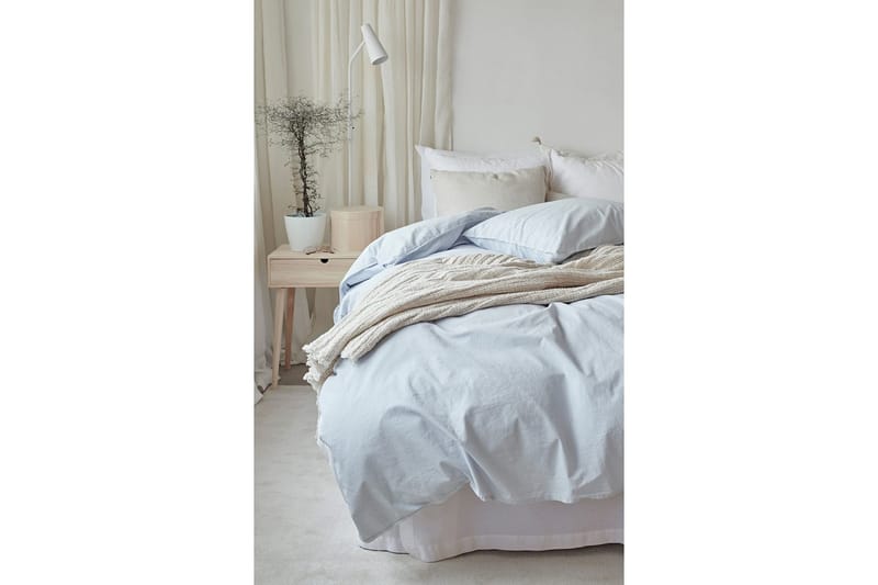 Påslakanset Dubbelsäng 3-Dels Humble - Blå - Textil & mattor - Sängkläder - Bäddset & påslakanset