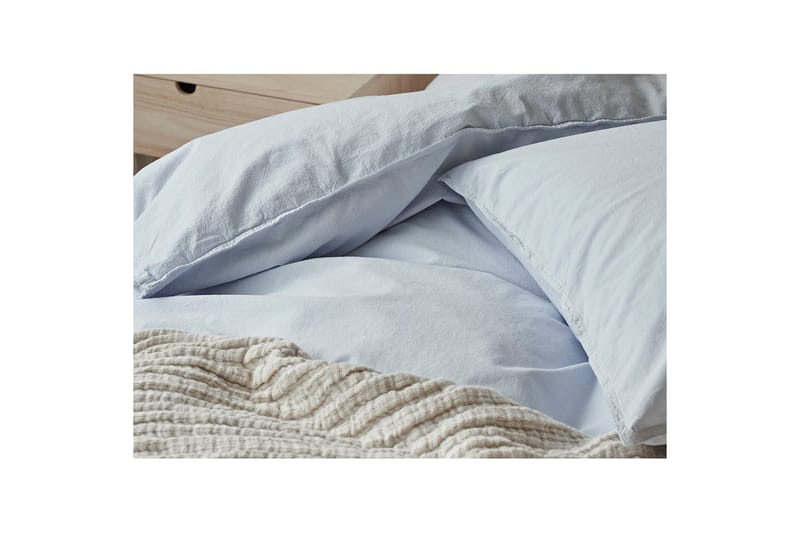 Påslakanset Dubbelsäng 3-Dels Humble - Blå - Textil & mattor - Sängkläder - Bäddset & påslakanset