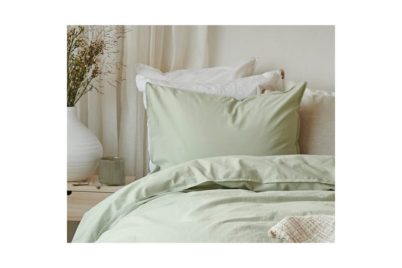 Påslakanset Dubbelsäng 3-Dels Humble - Grön - Textil & mattor - Sängkläder - Bäddset & påslakanset